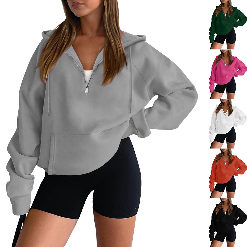 Женская толстовка с капюшоном на молнии, длинная, легкая, свободная, с длинным рукавом, повседневная, с карманами