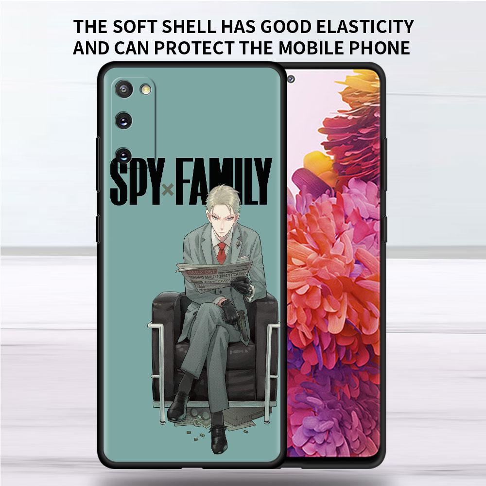 Мягкий чехол для Samsung Galaxy Note 20 Ultra 10 Plus Lite A50 A70 A20 A40 A20e 9 8 A60 A10e Funda, чехол для телефона SPY×FAMILY Anime Sac