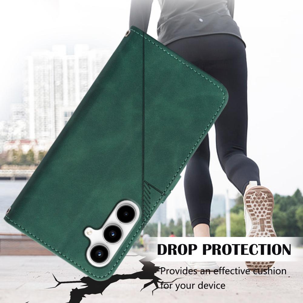 For Samsung Galaxy A35 5G Leather Case with Hand Strap Wallet Stand Phone Cover