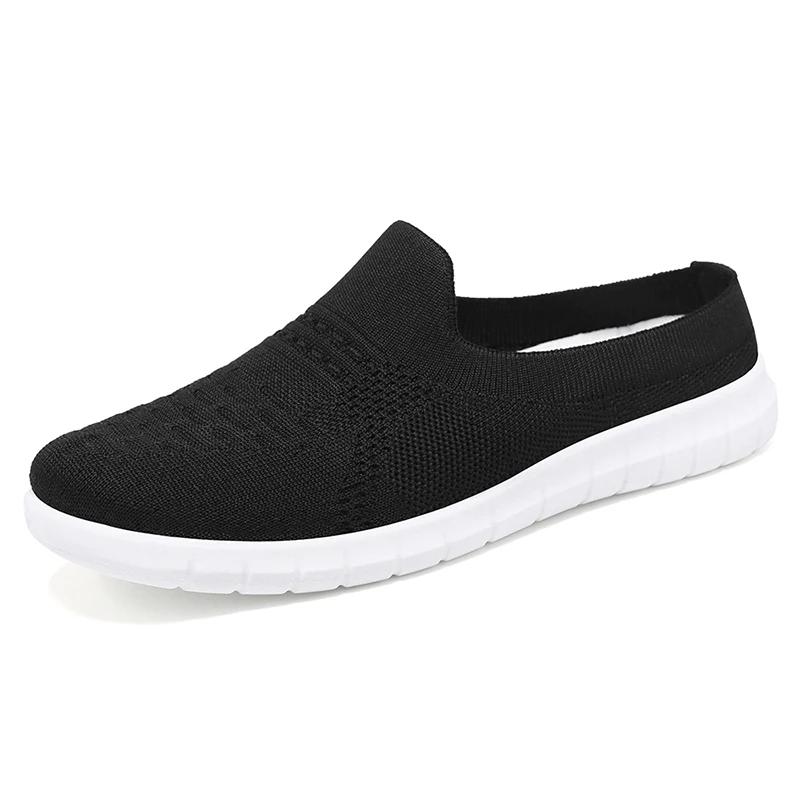 fashion Ladies Shoes on Sale 2024 New Slingbacks Women's Slippers Autumn Breathable Mesh Solft Sole Light Comfortable Flat Slippers