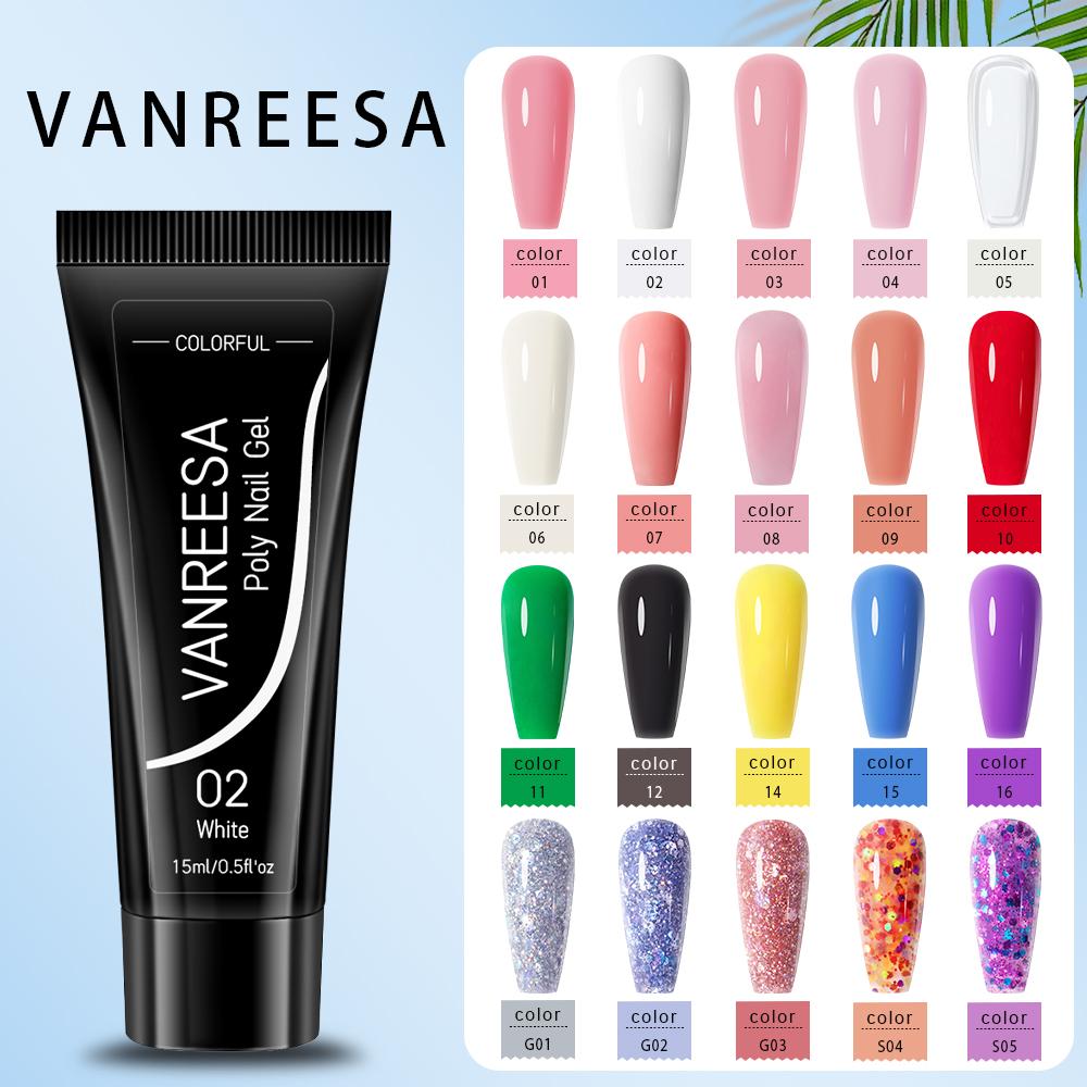 VANREESA 36 цветов поли гель для наращивания ногтей быстро наращивающий гель-лак для маникюра