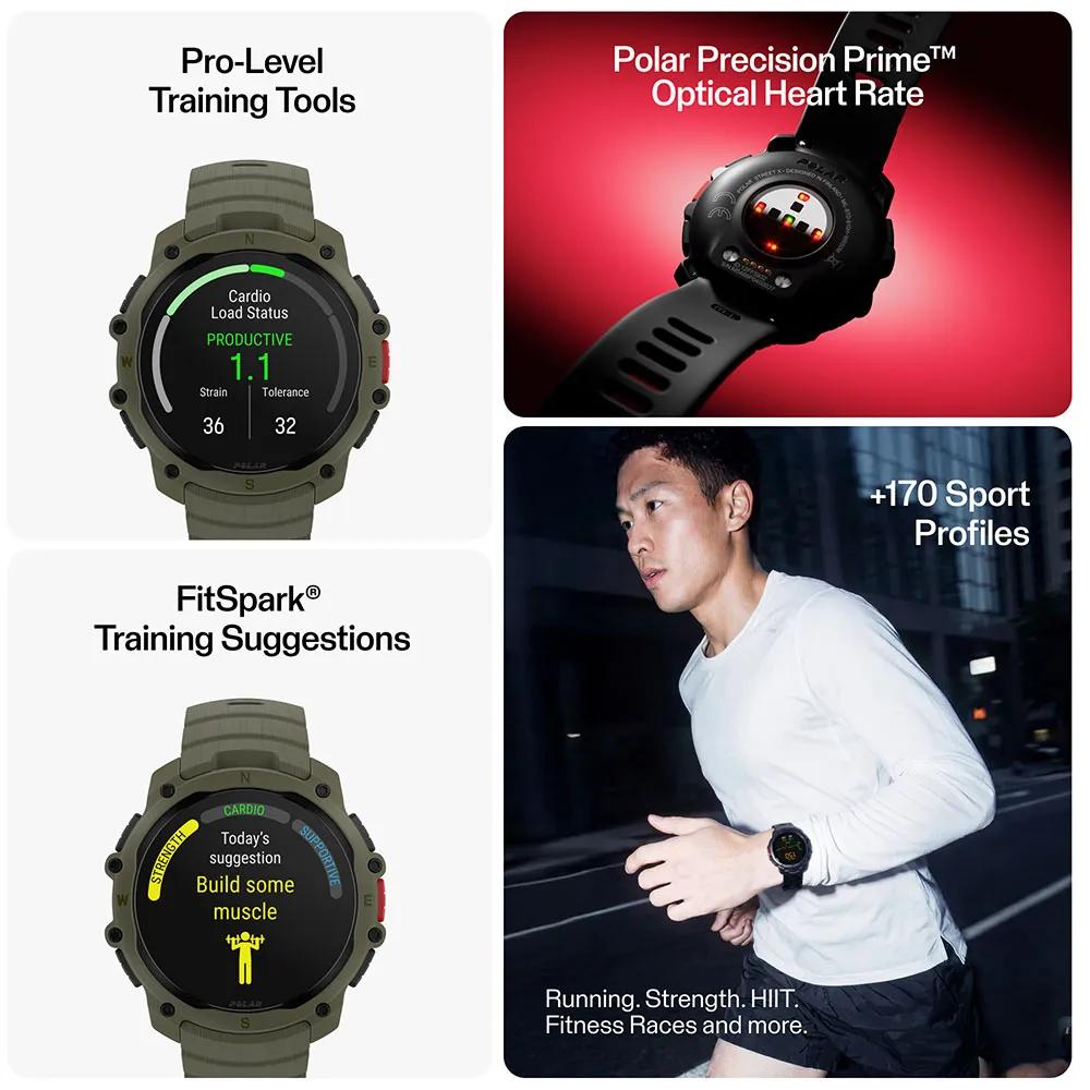 Polar Street X smartwatch GPS Green