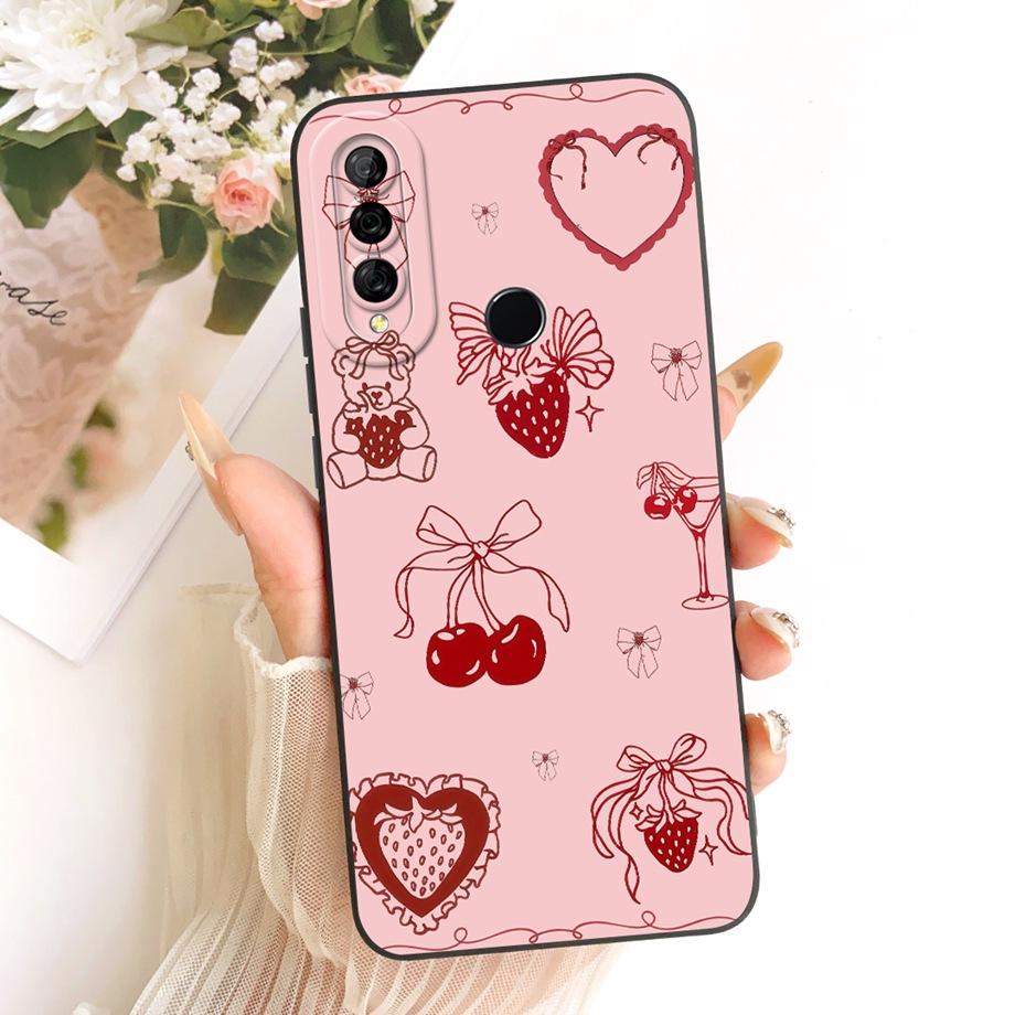 Luxury Fashion Painting Phone Case For Huawei Honor 10 10i 10 Lite 10x Lite Back Cover Liquid Silicone Soft Bumper Shockproof