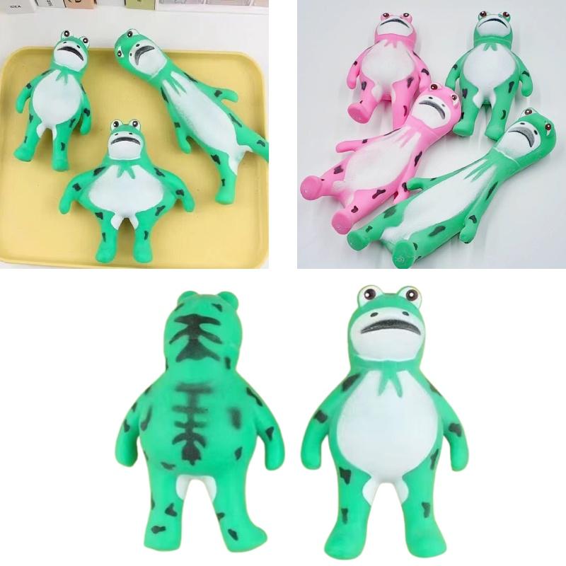 Креативная игрушка-сквиши в виде лягушки из ТПР для снятия стресса оптом от фабрики в Чжэцзяне