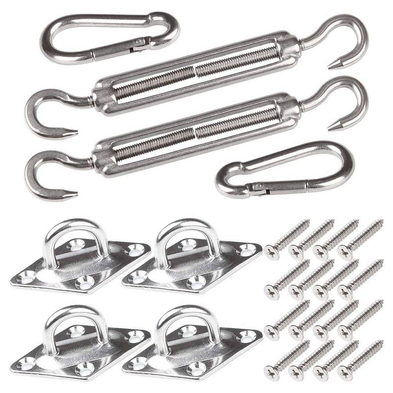 Stainless Steel Shade Sail Turnbuckle Set - Outdoor Hardware Accessories