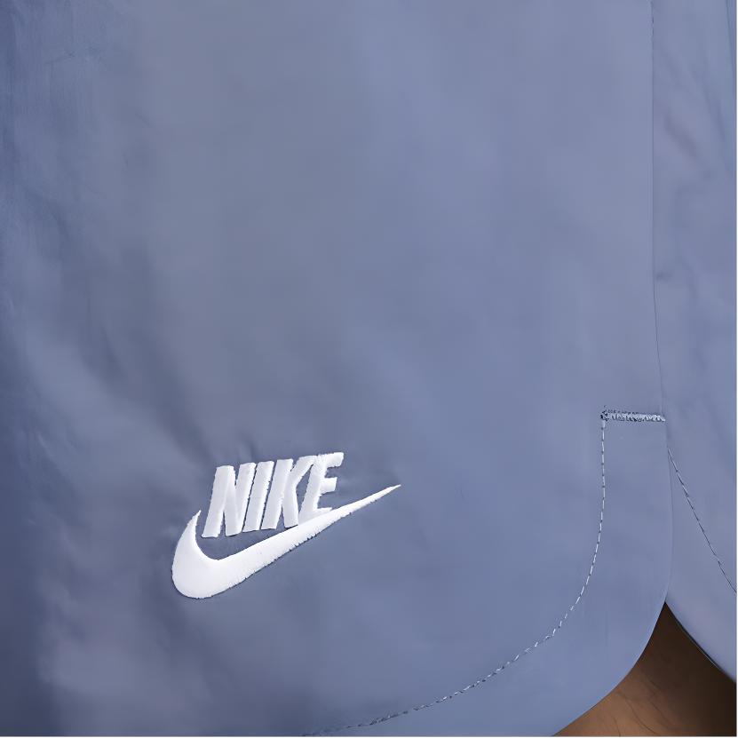 Nike Шорты с высокой талией и завязками на шнурке с однотонным логотипом, мужские плавки, темно-синие DM6829-491