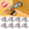Cassette Magnetic Cabinet Door Catch Zinc Zinc Zinc Alloy Drill-free Buckle Bedroom Cabinet