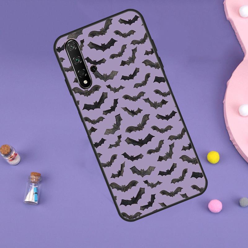 Halloween Vampire Bats Funda For Huawei Nova Y91 Y90 Y70 Y60 Y61 9 10 SE 11i 8i 7i 3i 5T P30 P40 Lite P60 Pro Case