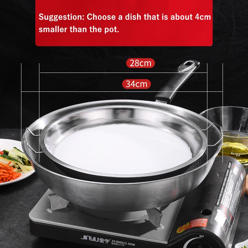 Круглая форма для приготовления холодной лапши из нержавеющей стали, поднос для сервировки риса на пару, кухонный поддон для хранения пельменей, пирожных, кондитерских изделий с тарелкой в виде ушей