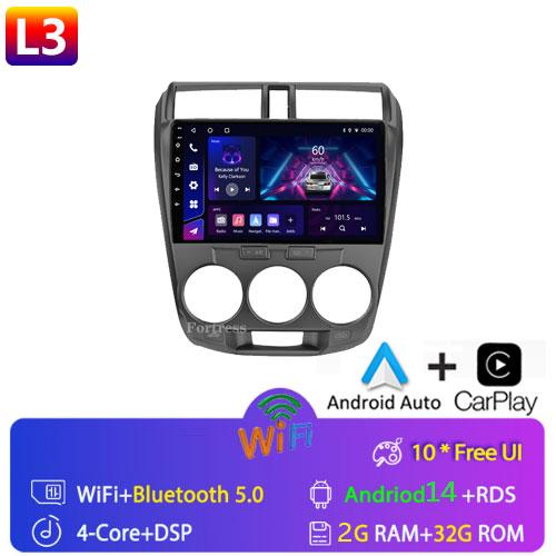 2 Din Car Radio Android Carplay Stereo For Honda City 2008 2010 2011 2012 2013 Мультимедиа HD Экран Автомагнитола Головное Устройство Wifi