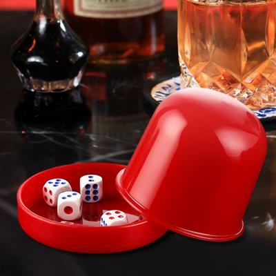 1 набор игральных костей с подставкой, 6 игральных костей, прочный ручной шейкер, чашка для взрослых, семей, ночных баров, вечеринок, азартных игр, напитков, настольных игр, казино, оборудование