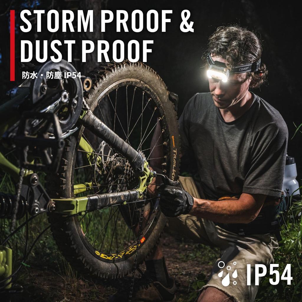 COAST RL35R LED Макс. 1100 до 170 м Водонепроницаемый и специальный перезаряжаемый Голосовой Идеально подходит для объекта Открытая местность и Работа на высоте Налобный фонарь,