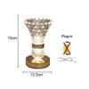Crystal LED Vase Table Lamp USB Charging Touch Switch Tricolor Dimming Bedroom Decoration Bedside Living Room Decor Desk Lamp
