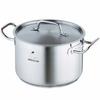 KIPROSTAR 26cm Induction-Compatible Stainless Steel Half-Cylinder Pot (with Lid), 9L Capacity, Triple-Layered Bottom, Commercial Use, Two-Handed, Dish