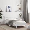 VidaXL Bed Frames and Headboards, Single Bed with Slatted Base, Adult Bed, Bedroom Furniture, White 100x200 838526