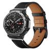 Fiber Leather Watch Band for Huami Amazfit T-Rex 2 Stitching Line Quick Release Replacement Strap