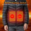 Электрический USB-отопление, мужская куртка с зимним термостатом, тканевое пальто с подогревом и капюшоном, теплое