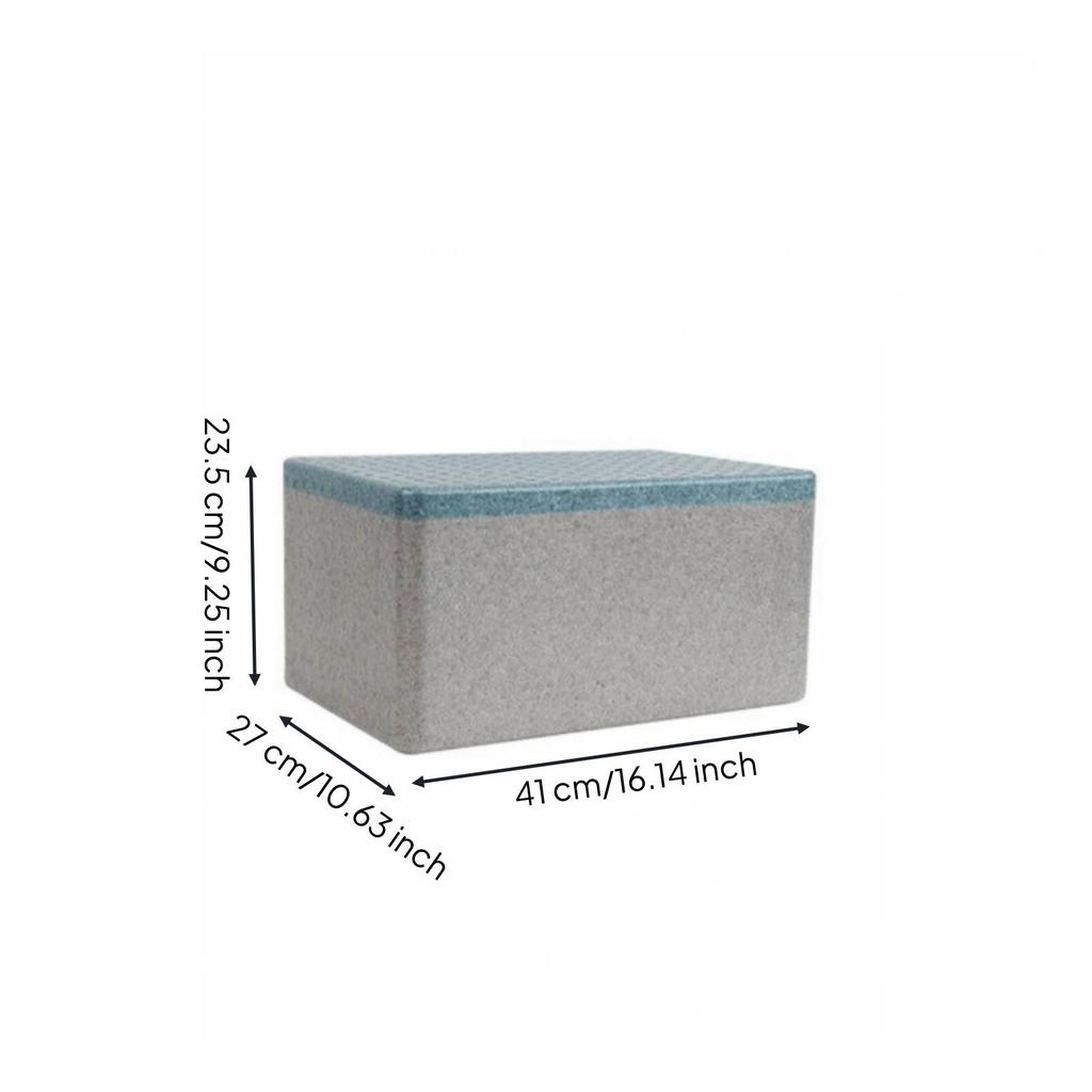 Molded Insulated Box with Lid | Lightweight preservation Packaging,