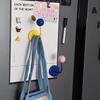 Разноцветные магнитные крючки для холодильника, без сверления, декоративные крючки для хранения на кухне, 5 мм, не оставляющие следов