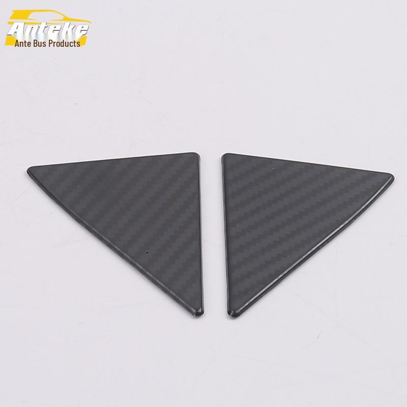 Compatible with 19 Yusheng 330 Models: Stainless Steel Front A-Pillar Triangle Panel Decorative Patch Accessories