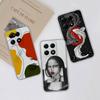 Чехол для Xiaomi 15T 15T Pro Милый Кот-Астронавт Защита от отпечатков пальцев Модный Прозрачный Корпус Для xiaomi15t 15tpro Защита