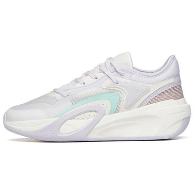 Удобные амортизирующие нескользящие износостойкие дышащие легкие низкие повседневные туфли женские кроссовки белые фиолетовые серые 122228081-3