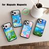 F-Frutiger Aero Aqua N-Nostalgia Чехол для телефона для iPhone17,16,15,14,13,12,11 Plus, Для чехла с магнитной беспроводной зарядкой