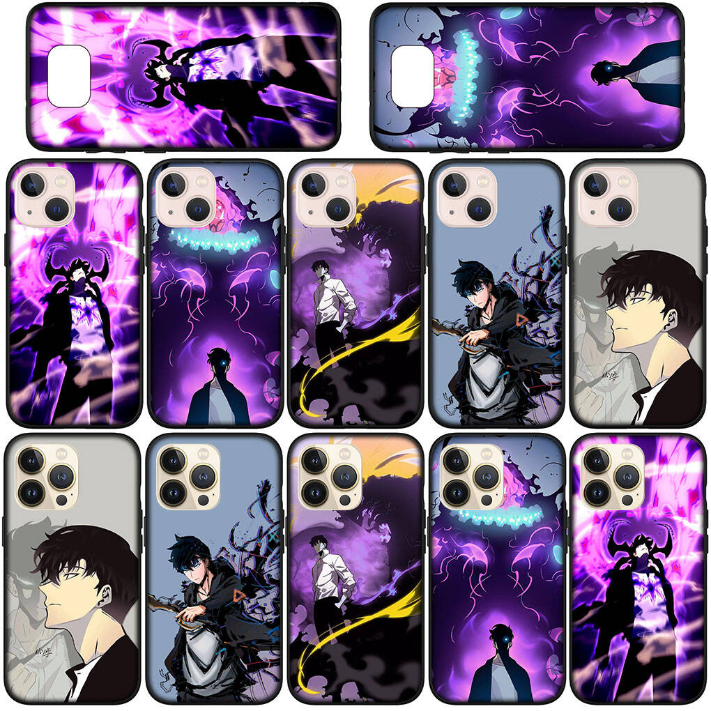 Чехол для телефона Samsung Galaxy S25 S23 S22 S24 Ultra FE A05 A06 A15 A16 A36 A37 A35 A54 A55 A56 A57 A25 A26 A53 Сун Джин У Solo Leveling Arise