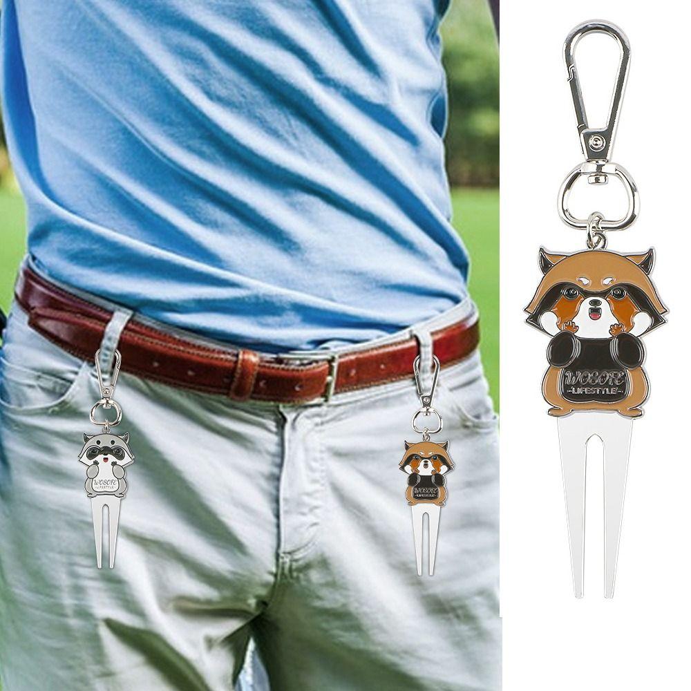 Zinc Zinc Zinc Alloy Golf Ball Fork Aim Golf Repair Fork Golf Divot Repair Tool  Golf Course