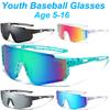Stylsih Youth UV400 Kids Safety Goggles Baseball Glasses Young Men Women Sunglasses Boys Girls Eyewear Outdoor Sport  Eyeglasses