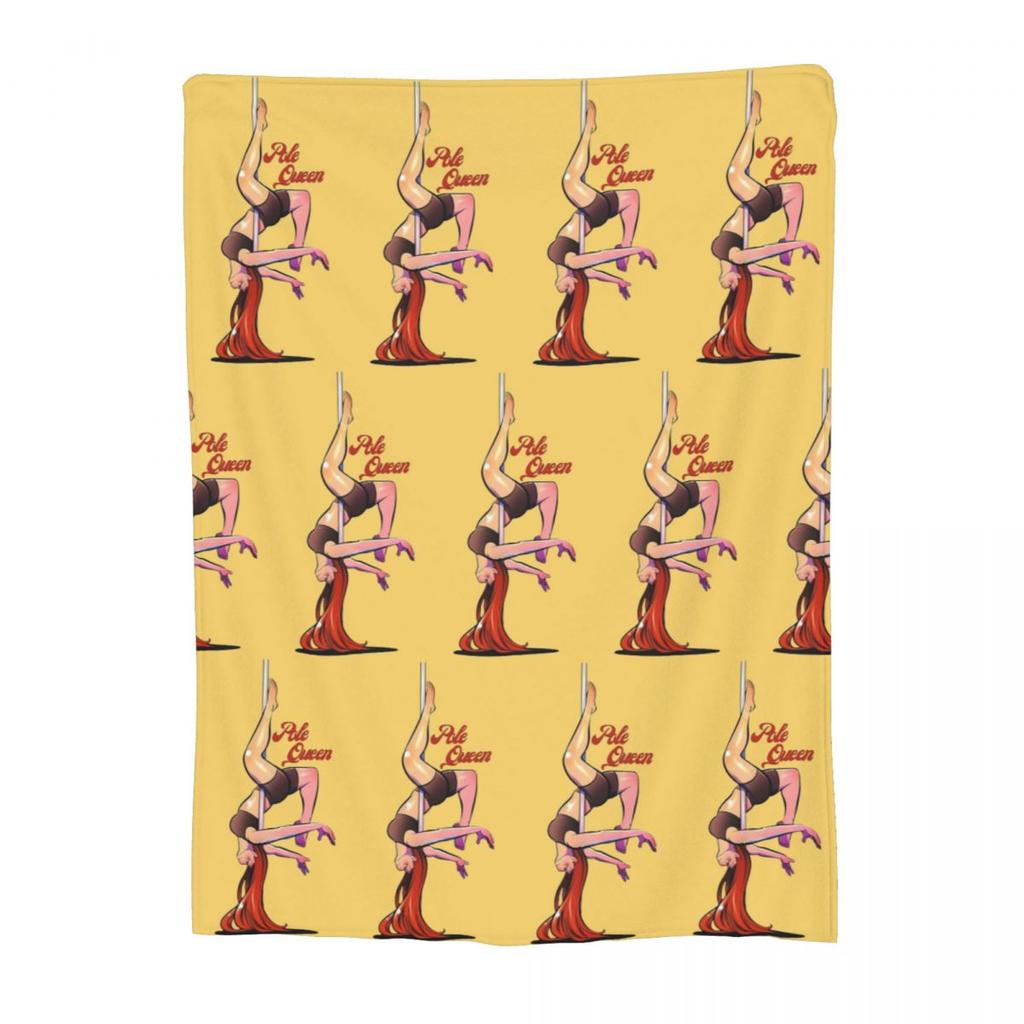 Pole Dance Queen Pole Dance Red Hair Ginger Blanket Flannel Sofa Throw Blanket Warm for Home Outdoor Throws Bedspread Quilt
