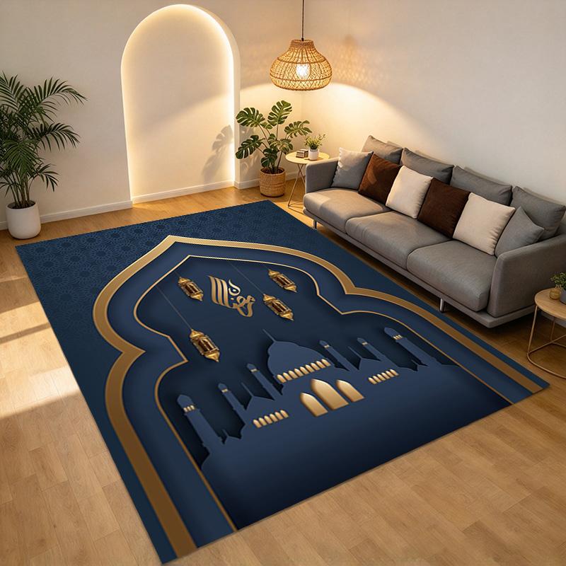 Mosque Night Living Room Nonslip Area Rug Soft Carpet For Bedroom Game Playroom Sofa Office Home Decor Doormat Christmas Gift C9301482