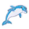 20pcs Dolphins Pattern Iron On Patches HandMade Sew On Patches Embroidered Patches  Jacket
