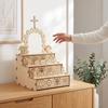 DIY Mexican Dead Shadow Box Wooden Memorial Display Box Day of Dead Ofrenda Box  Kitchen Decor