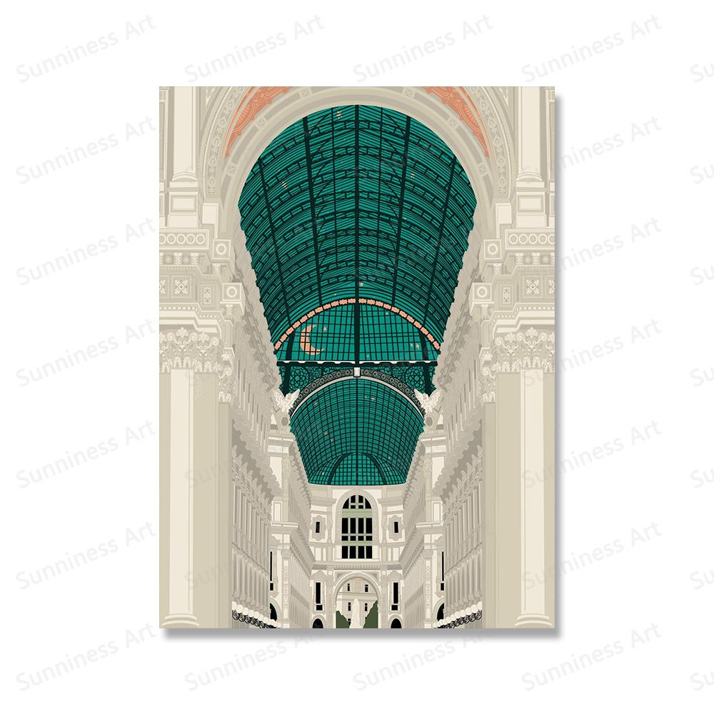 Paris London New York Milan China Wall Art Canvas Painting Nordic Landscape Poster And Print Wall Pictures For Living Room Decor