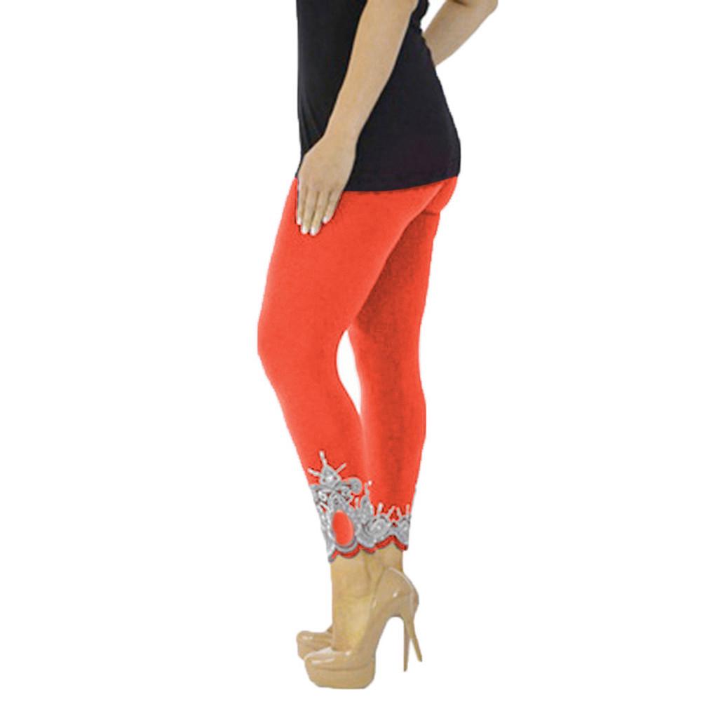 Женские спортивные брюки для йоги с принтом для тренировок со средней талией, эластичные леггинсы для фитнеса