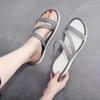 2024 новые летние пляжные сандалии на мягкой подошве Легкие плоские тапочки Модные удобные тапочки Спортивные сандалии большого размера