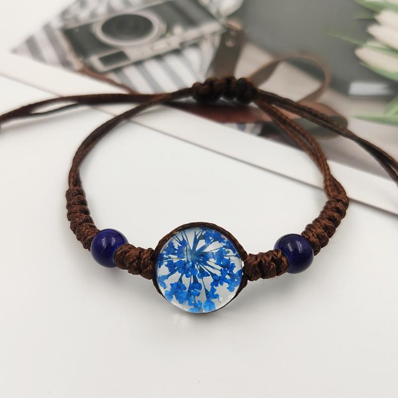 Браслет из сухоцветов «Звездное небо» для девушек, пар и студентов