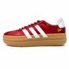 Adidas VL Court Bold Lucky Star Slip Resistant Abrasion Resistant Low top Skateboard Shoes Women's Red Black IH3083(Team2480-)