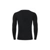 Футболка для фитнеса Li Ning Badminton Series с длинным рукавом и логотипом, цветная, мужская, черная AUDR101-3