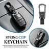 GQEW9 For Skoda 2026 Metal Keyrings Keychain Leather Key Rings Spring Snap Octavia A5 A7 RS Fabia Superb Rapid Karoq