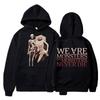Lady Gaga The Mayhem Ball Tour 2025 Vintage Hoodies Little Monsters Gothic Hip Hop Trend Sweatshirt Men's Fleece Loose Tracksuit