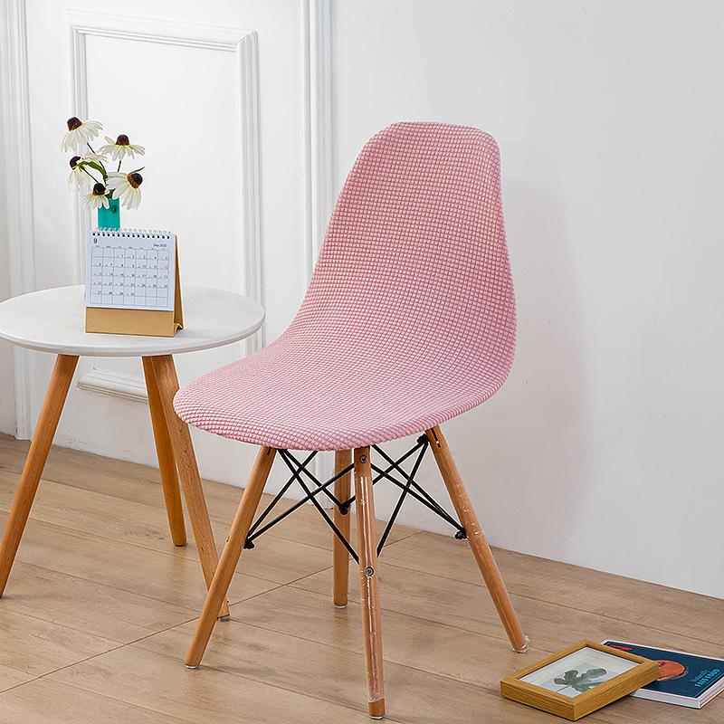 Чехлы на сиденья в форме ракушки, чехлы на стулья из флисовой ткани, чехол на стул без подлокотников для банкета, дома, отеля, чехол на сиденье