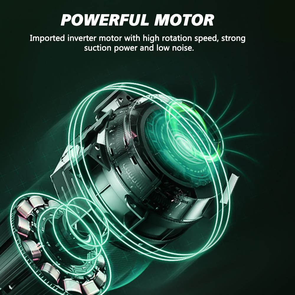 SENIGNOL 150W Nail Dust Collector Nail Dust Vacuum Cleaner Extractor Fan for Manicure with Reusable Filter Nail Salon Equipment