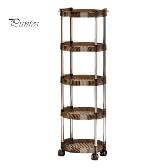 Стеллаж для хранения вещей, многоуровневая тележка с вращающимися на 360 градусов колесами, прочный несущий органайзер для косметики в ванной, полка большой емкости