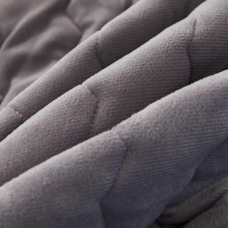 Стеганая простыня из молочного бархата из соевого волокна 160x200, мягкий защитный чехол для матраса с резинкой, зимняя плотная теплая ткань