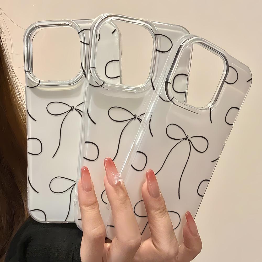 Painted Phone Case for iPhone 12 13 15 16 iPhone 16 12 13 14 15 Pro 14 15 16 Pro Max Coverage Shockproof Anti-Fingerprint Fresh Style Protective Case