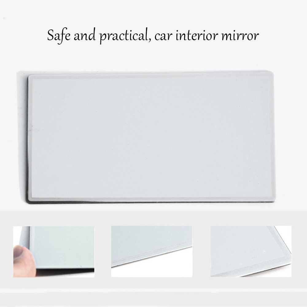 Shatterproof Stainless Steel HD Auto Visor Car Makeup Mirror Car Interior Cosmetic Mirrors