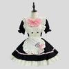 Cosplayer Cat Maid Dress Pink Bow Lolita Dress Halloween Party Cosplay Costume Role Carnival Adult Clothing