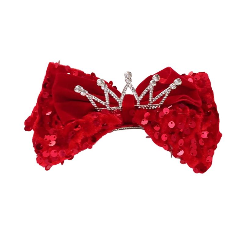 Аксессуары для волос Милый бант с блестками Универсальный год